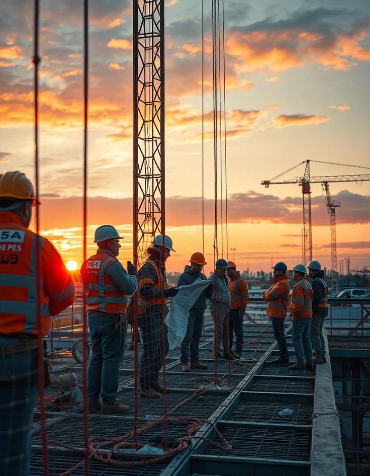 enhance workplace safety with durable construction nets – reliable & cost effective! 🔩🛠️